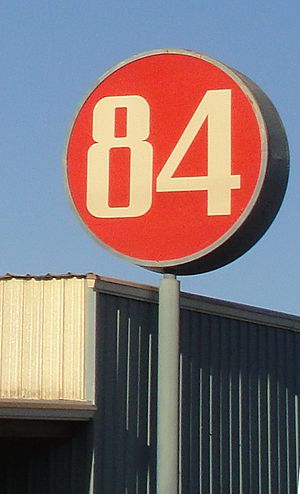 84 Lumber sign - cropped