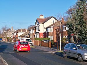 A view up Fearnville Place