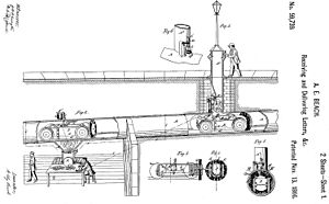 Alfred Ely Beach Postal Patent