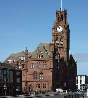 Barrow town hall, April 2011