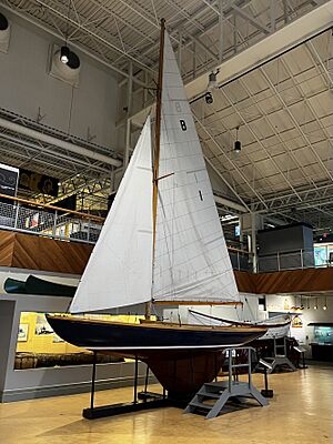 Bluenose one-design sloop -1, Maritime Museum of the Atlantic, Nova Scotia, Canada