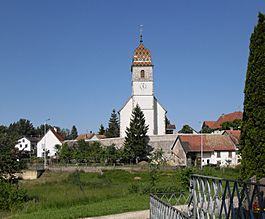 The church of Saint-Laurent at Bonfol