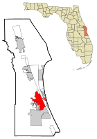 Location in Brevard County and the state of Florida