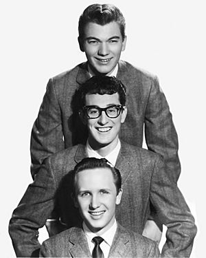 Buddy Holly & The Crickets publicity portrait - cropped