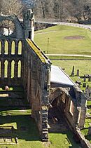 Elgin Cathedral re-roofed choir south aisle.jpg