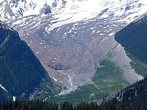 Emmons Glacier snout