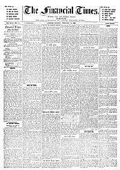 Financial Times 1888 front page