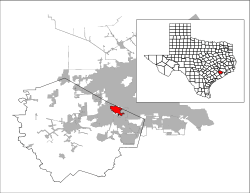 Location of Stafford, Texas