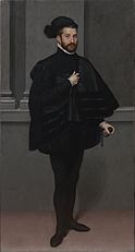 Giovanni Battista Moroni - The Knight in Black - Google Art Project