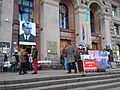 Headquarters of the Euromaidan revolution