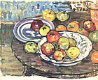 Maurice Prendergast (1858-1924) - Still Life Apples Vase (1913-1915)