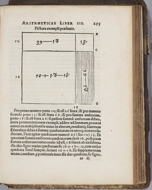 Michael Stifel's Arithmetica Integra (1544) p225