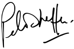 Peter Shaffer's signature.svg