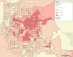 Poverty Las Vegas Valley