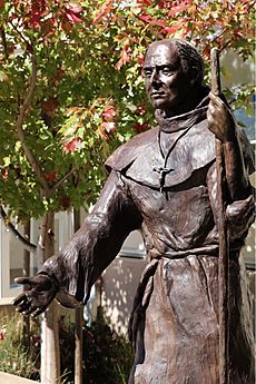 Saint Serra Statue at Serra HS