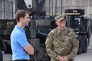 Sen. Tom Cotton visits Air Defenders in Korea 150815-A-DY706-004