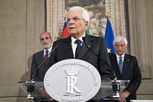 Sergio Mattarella in 2019