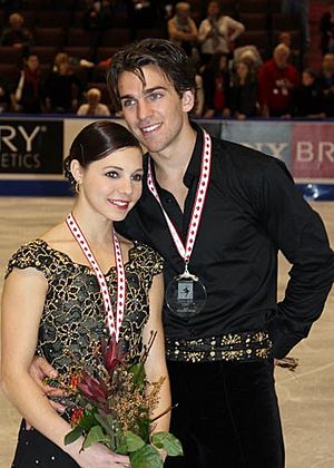 Skate Canada 2008 Jessica Dubé Bryce Davison Podium.jpg