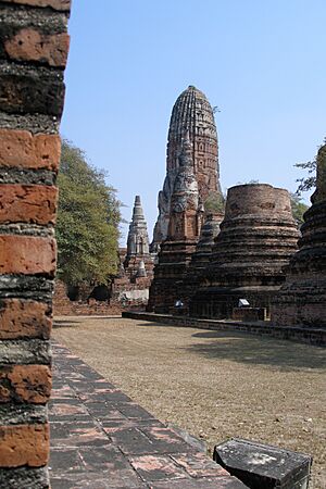 Stupas in Ayutthaya, Thailand