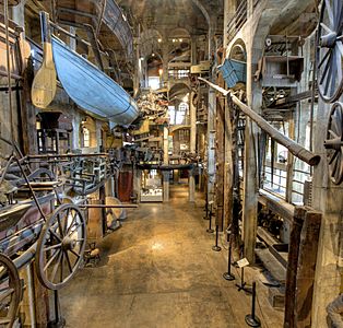 View of Atrium in Mercer Museum, Doylestown