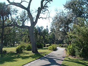 Walking path at Plant Park