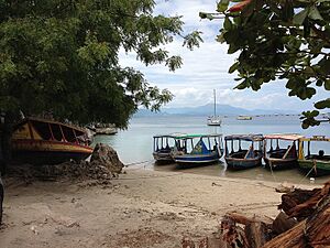 Watertaxis at Labadie beach Haiti