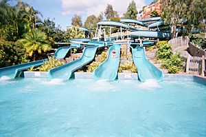 Wet'n'Wild Water World Australia White Water Mountain