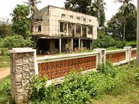 Abandoned building in Kep, Cambodia