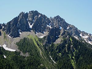 Ascending to Marmot Pass