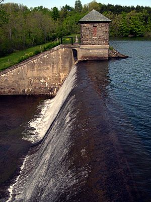 Basic Creek Reservoir spillway