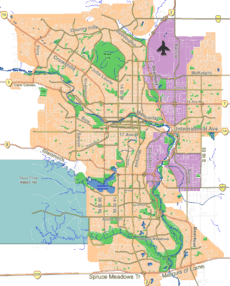 Calgary street map