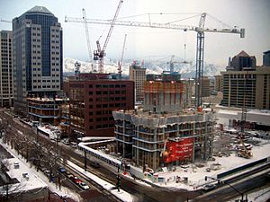 City Creek Center construction SLC