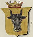 Coat of arms of Stanislovas Leščinskis, painted in 1875