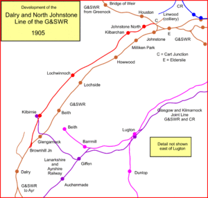 Dalry & NJ Rly 1905