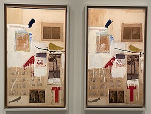 Factum I and Factum II, 1957, Robert Rauschenberg