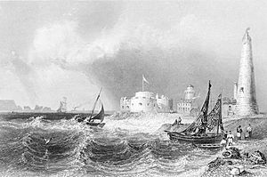 Hurst Castle, 1840