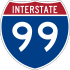 Interstate 99 marker