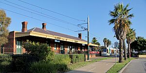 Melbourne Tram Route (109) at Station Pier