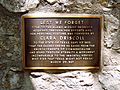 Plaque in remembrance of Clara Driscoll, the Alamo, San Antonio, Texas, June 4, 2007