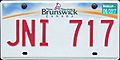 Plate NewBrunswick 2016