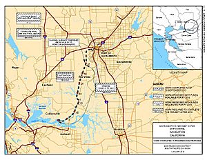 Sacramento Deep Water Ship Channel map