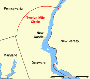 Twelve-mile-circle