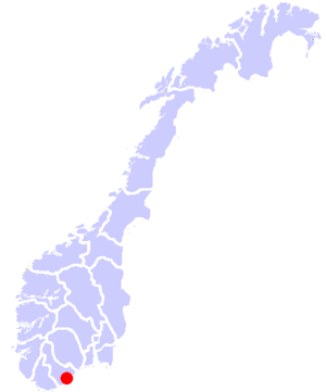 Arendal location