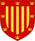 Arms of Peterhouse, Cambridge.svg