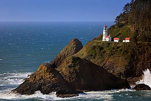 Evening Light At Heceta Head (27770099658).jpg