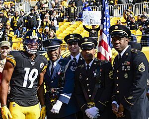 JuJu Smith-Schuster Military Appreciation NOV2019