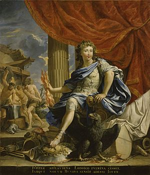 Louis XIV en Jupiter, vainqueur de la Fronde