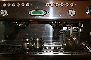 Modern espresso machine