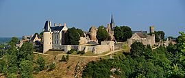 A general view of Sainte-Suzanne