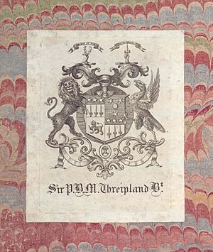 SirPeterThreiplandBookPlate